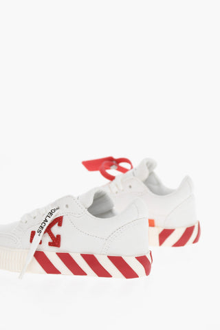 Sneakers VULCANIZED in Canvas con Dettagli a Contrasto