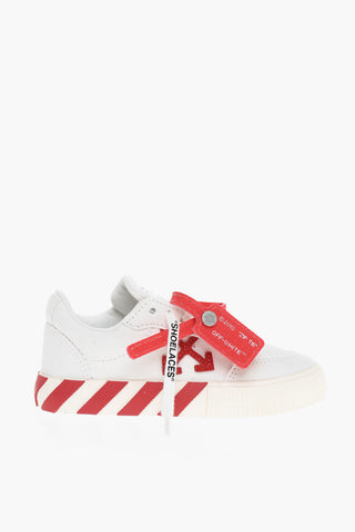 Sneakers VULCANIZED in Canvas con Dettagli a Contrasto