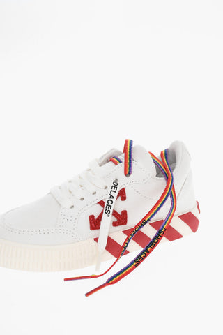 Sneakers VULCANIZED in Canvas con Dettagli a Contrasto