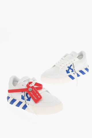 Sneakers VULCANIZED in Canvas con Dettagli a Contrasto