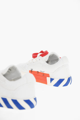 Sneakers VULCANIZED in Canvas con Dettagli a Contrasto