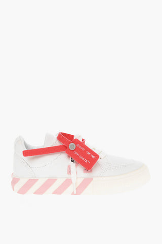 Cotton VULCANIZED Low-Top Sneakers with Suede Detail
