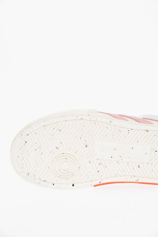 Cotton VULCANIZED Low-Top Sneakers with Suede Detail