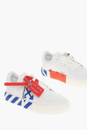 Sneakers Basse VULCANIZED in Cotone con Dettaglio in Suede