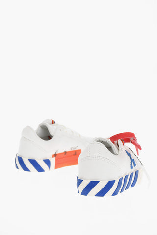 Cotton VULCANIZED Low-Top Sneakers with Suede Detail