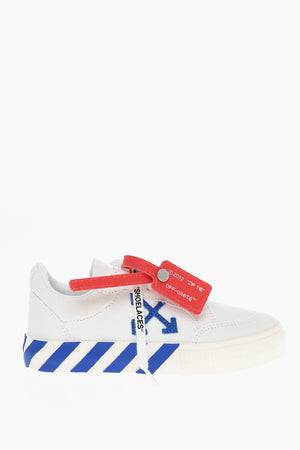 Sneakers Basse VULCANIZED in Cotone con Dettaglio in Suede