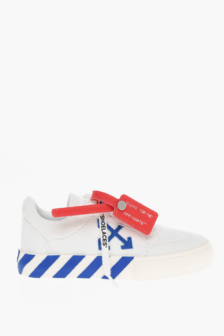 Cotton VULCANIZED Low-Top Sneakers with Suede Detail