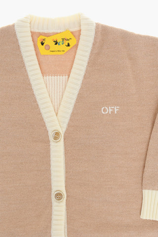 Cardigan ARROW CROSS in Lana Vergine con Scollo a V