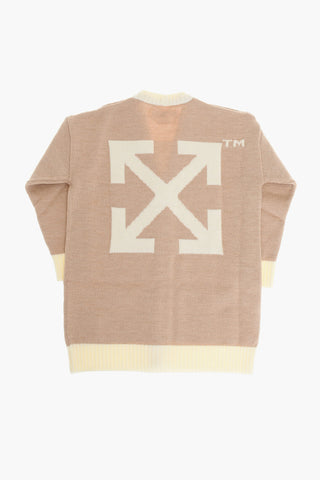 Cardigan ARROW CROSS in Lana Vergine con Scollo a V