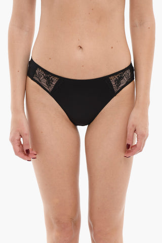 Solid Color FLORA Slip With Laces Details