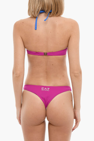 EMPORIO Logo Printed Bandeau Bikini