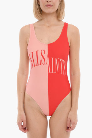 Two-Tone One-piece MIA Swimsuit With Open on the back