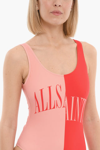 Two-Tone One-piece MIA Swimsuit With Open on the back