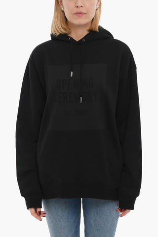 Felpa in Cotone Felapto BOX LOGO con Cappuccio
