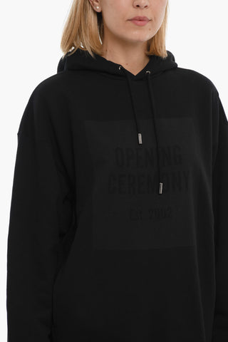 Felpa in Cotone Felapto BOX LOGO con Cappuccio