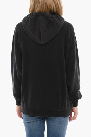 Felpa hoodie Oversize con Tasca a Toppa