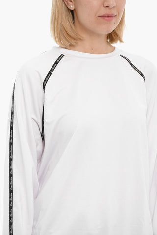 LOVE Lightweight Crew-Neck Sweatshirt with Logoed Bands