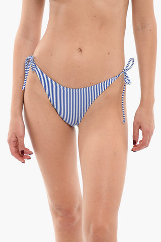 SWIM Awning Striped Bikini Bottom with High Cut