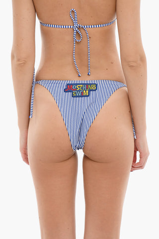 SWIM Awning Striped Bikini Bottom with High Cut