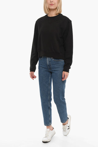 Embossed SNOW TIGER Crew-Neck Sweatshirt