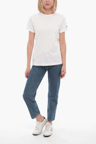 Solid Color Crew-neck T-Shirt