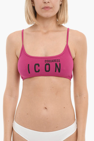 ICON Bandeau-BH mit Glitzer-Logo