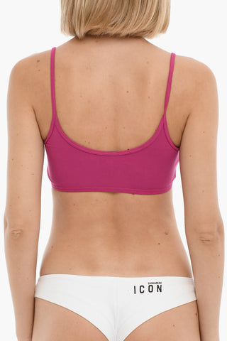 ICON Bandeau-BH mit Glitzer-Logo
