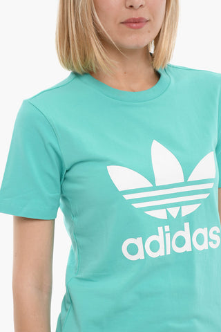 Maxi Logo Printed Crew-neck T-Shirt