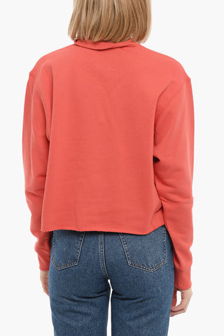 Brushed Cotton EUGENIA Crew-neck Sweatshirt