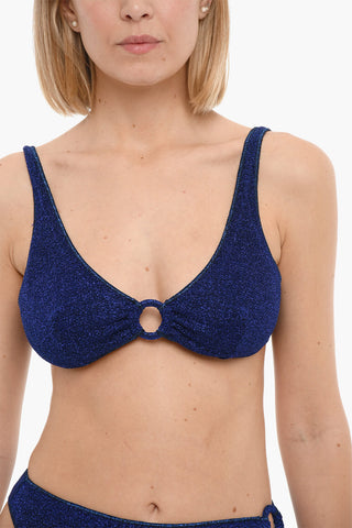 Lurex High Cut SPORTY '90 Bikini With Decorative Ring
