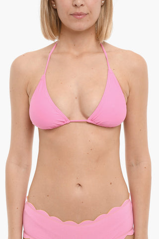 Top Bikini a Triangolo in Tinta Unita