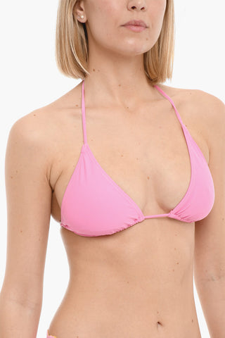 Top Bikini a Triangolo in Tinta Unita