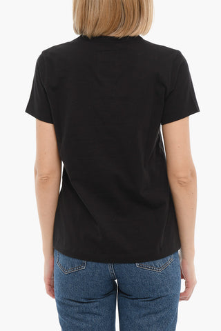 Solid Color Crew-neck T-Shirt