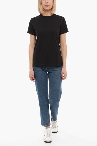 Solid Color Crew-neck T-Shirt