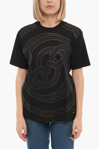 PRONOUNCE Crew-neck T-Shirt with Graphic Print