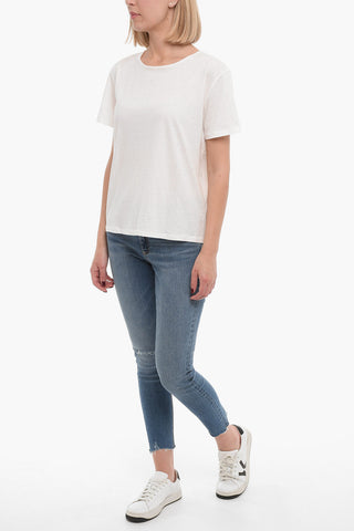Solid Color Crew-neck T-Shirt