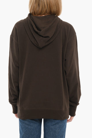 Felpa hoodie Oversize con Tasca a Toppa