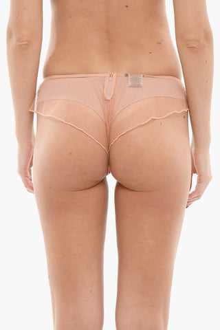 Slip in Satin con Volant 