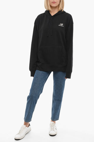 Felpa hoodie Oversize con Tasca a Toppa
