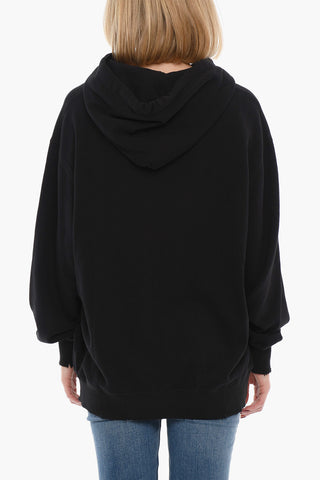 Oversize Hoodie with Logo-Embroidery