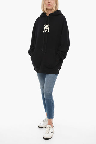 Oversize Hoodie with Logo-Embroidery