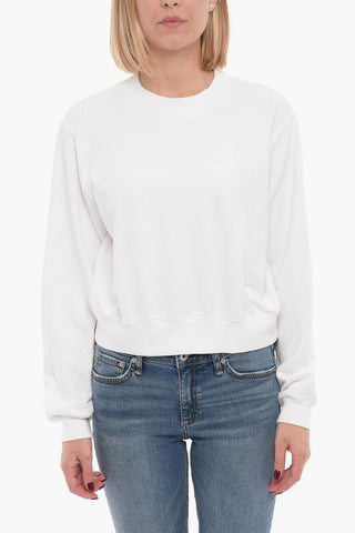 Brushed Cotton Crew-neck Sweatshirt