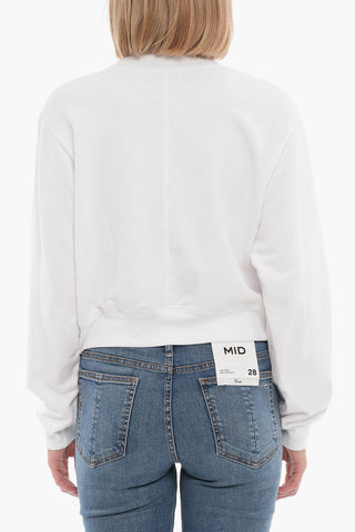Brushed Cotton Crew-neck Sweatshirt