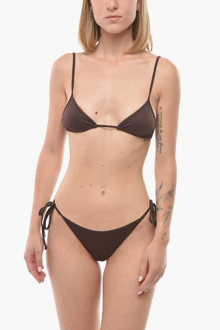 Side Laces COFFEE Bikini Slip