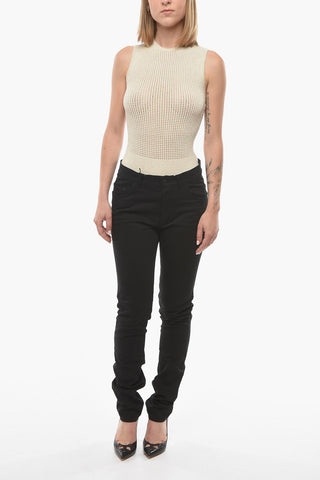 Multipocket Denims with Tapered-fit and Concealed Packet 15cm