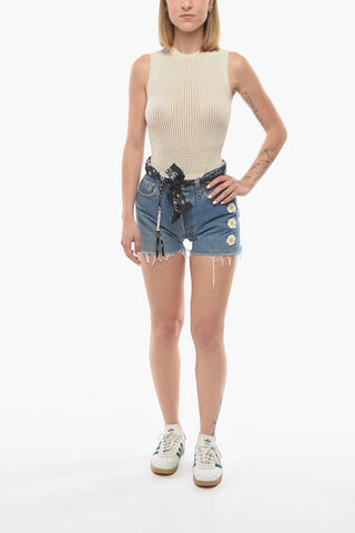 LEVIS Shorts Denim ARIZONA con Dettaglio a Foulard 