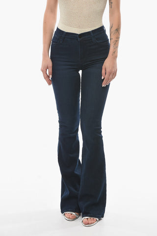 High Waist Dark Wash Boot Cut Jeans 25cm