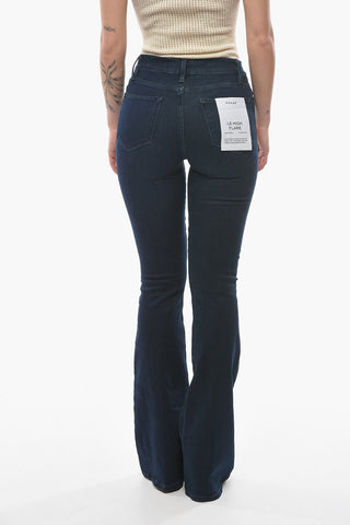 High Waist Dark Wash Boot Cut Jeans 25cm