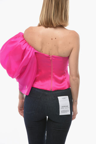 Silk Single Shoulder Top