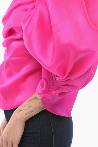 Silk Single Shoulder Top